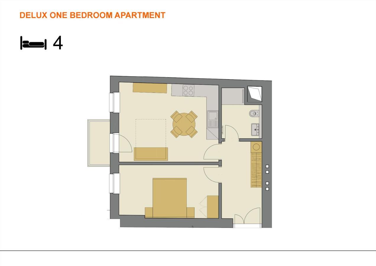 Downtown Suites Rubesova Прага Экстерьер фото